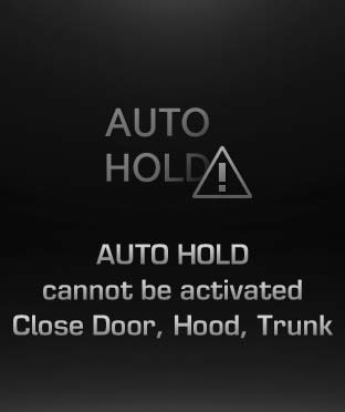 When you press the [AUTO HOLD] switch, if the driver door, engine hood and trunk