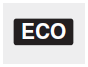 The ECO indicator is a system that helps guide you to drive economically when