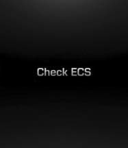 If ECS malfunction warning message comes on while driving, ECS is not working