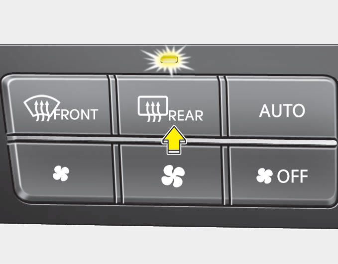 Hyundai Equus Rear window defroster Defroster Features of your
