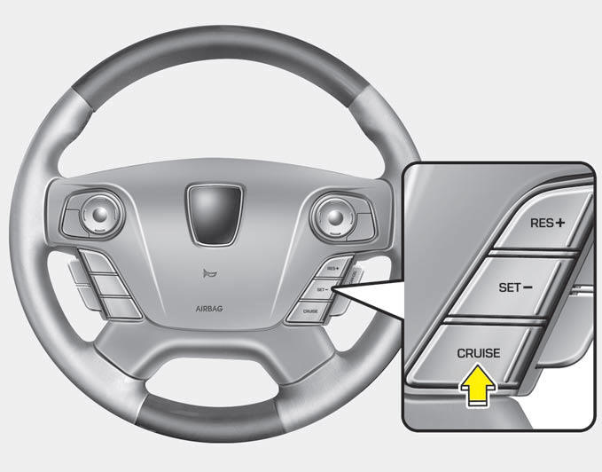 Hyundai Equus Smart cruise control speed Advanced smart cruise