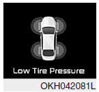 When the tire pressure monitoring system warning indicators are illuminated and