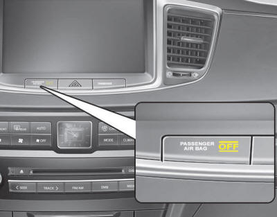 Your vehicle is equipped with an occupant classification system in the front